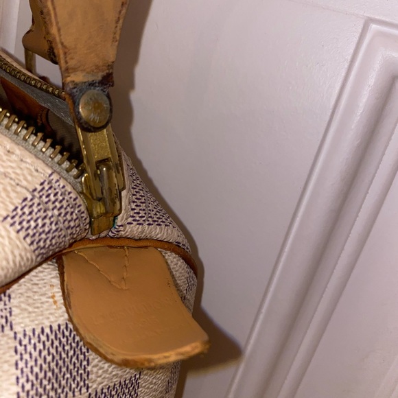 💯♥️Authentic Louis Vuitton Speedy 25 Azur Damier - Picture 9 of 10